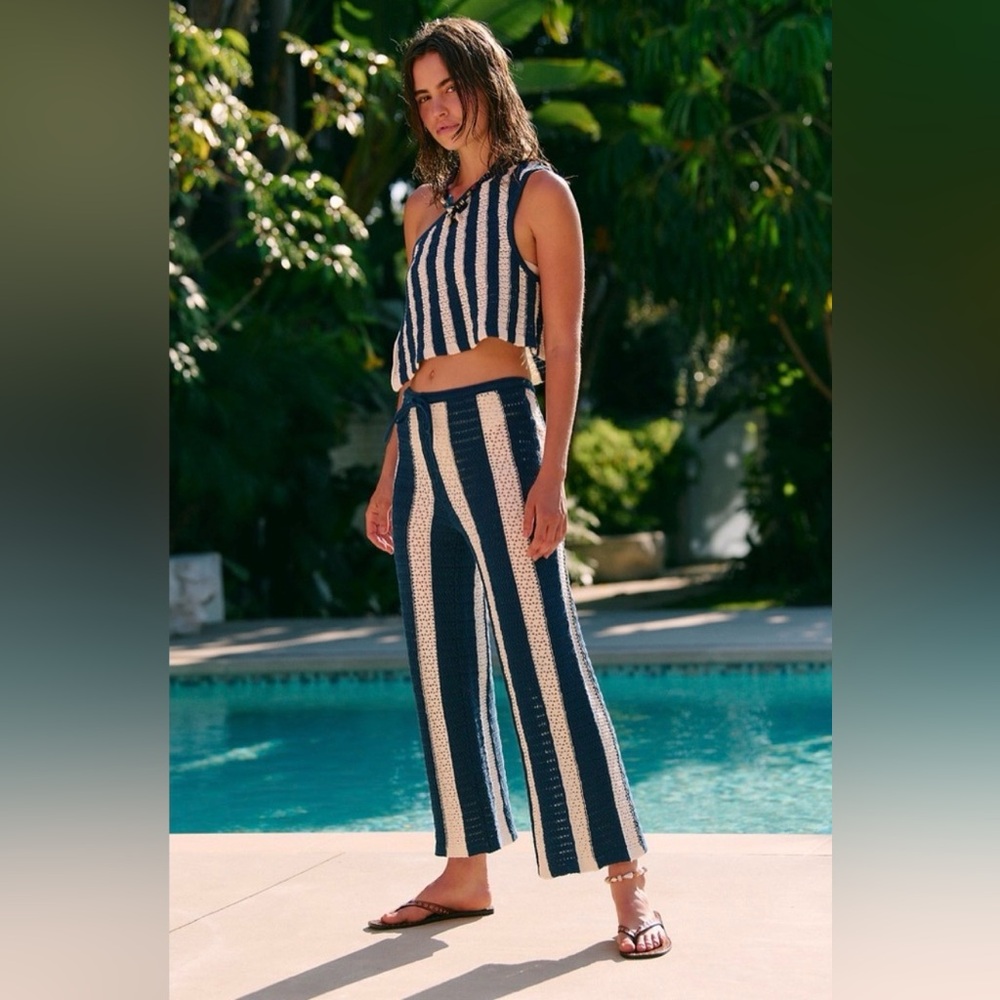 Free People free-est Fauxchet Two-Piece Set | NWOT